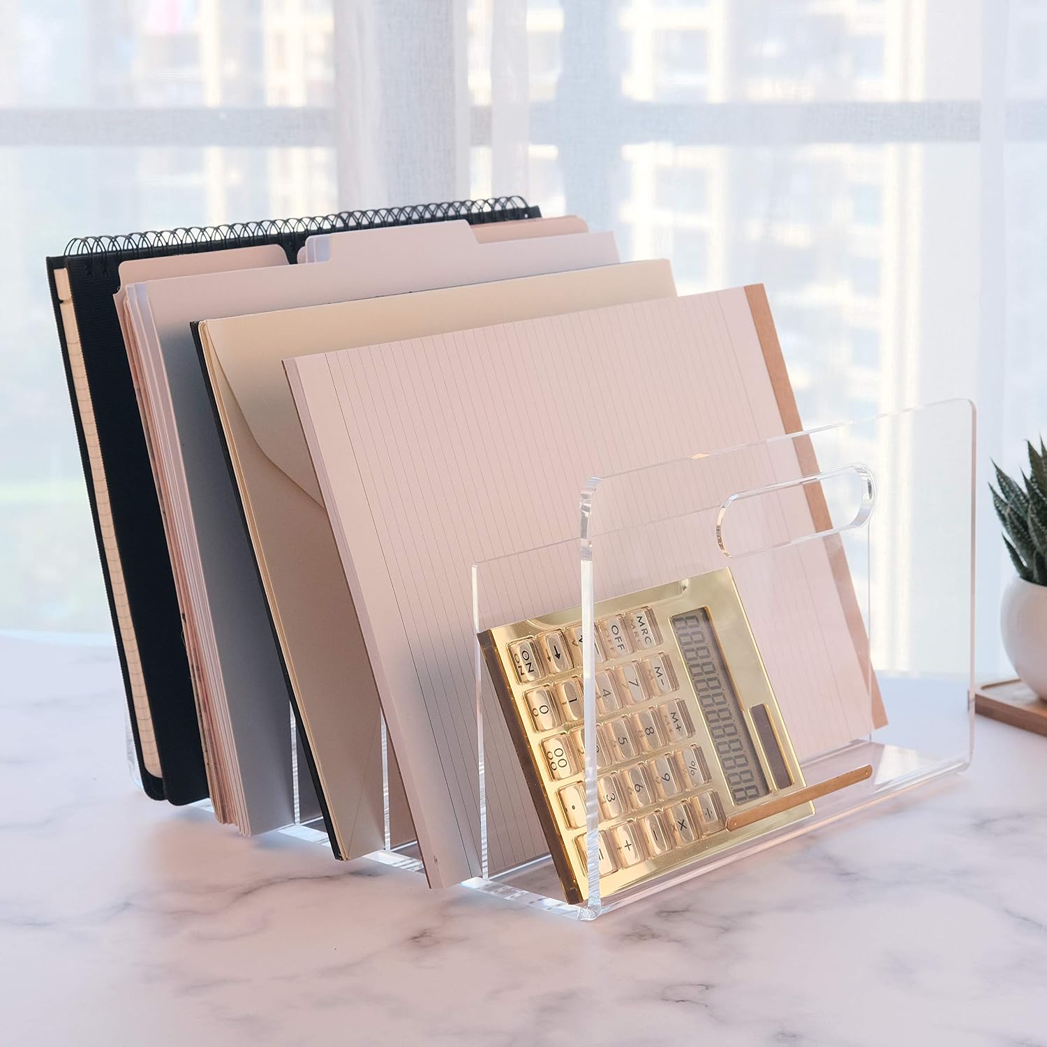 Acrylic Desktop File Collator and Sorter - Image 2